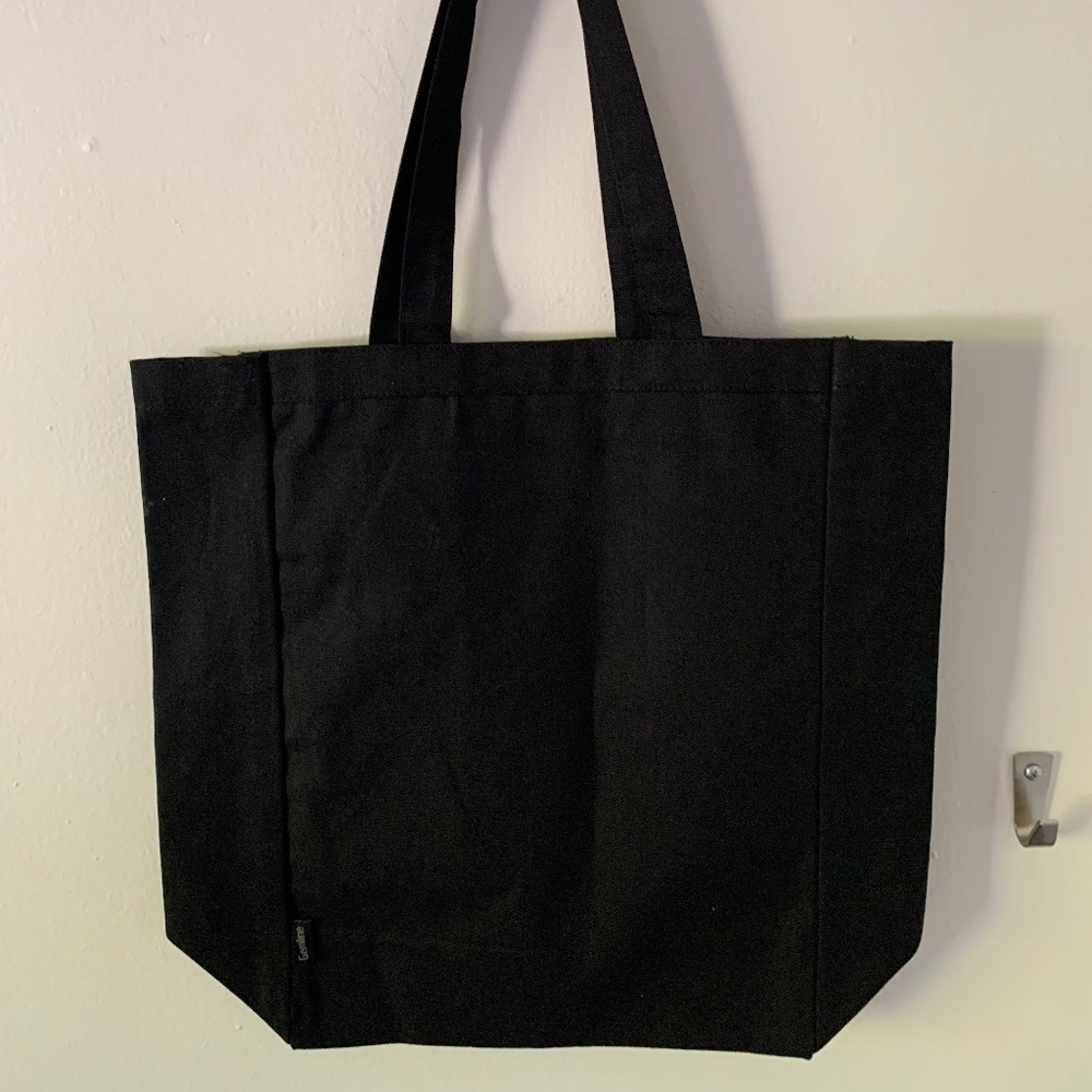 NWOT Broadway-themed Black Cotton Canvas Tote Bag - Picture 4 of 7